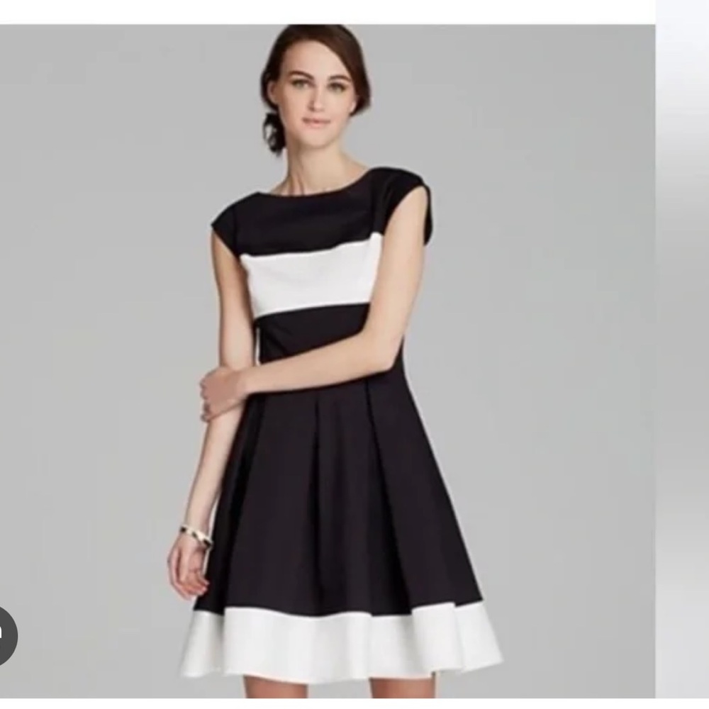 Black and White Women's Dress